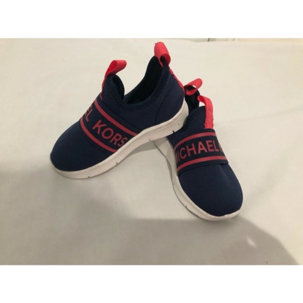 Michael Kors & Wonder Nation Kids Boys Sneakers Shoes Black/ Blue Red Size 5 - Picture 6 of 12